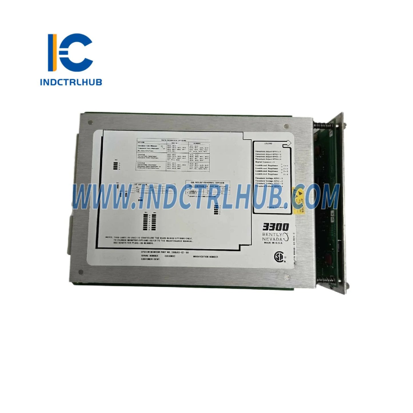 Bently Nevada 3300/03-02-00 Sustav za nadzor