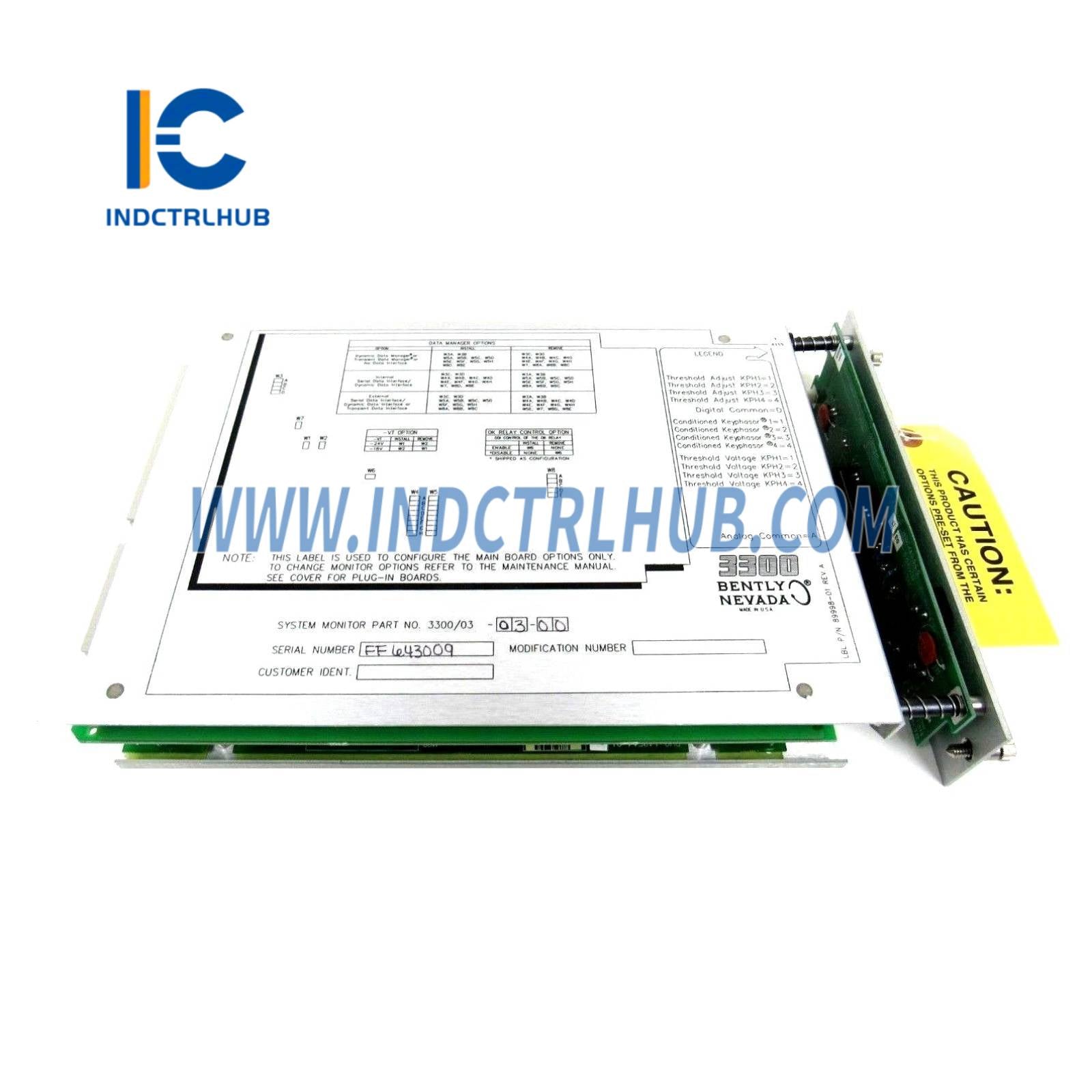 Bently Nevada 3300/03-03-00