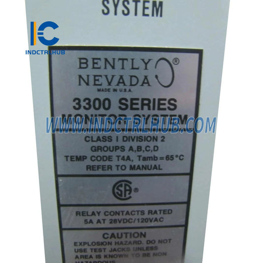 Authentic Nameplate and Serial Number for Bently Nevada 10 01 02 01 Factory Original Label