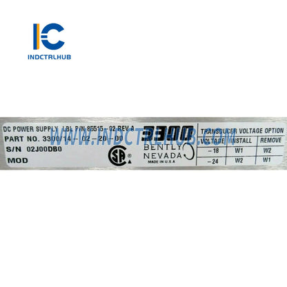 Bently Nevada 3300/14-02-20-00 DC захранване