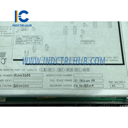 Bently Nevada 3300/15-12-01-01-00-01-00