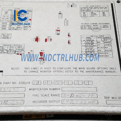 Bently Nevada 3300/16-01-01-02-00-00-00