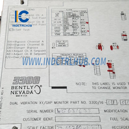 Bently Nevada 3300/16-01-01-02-00-00-00