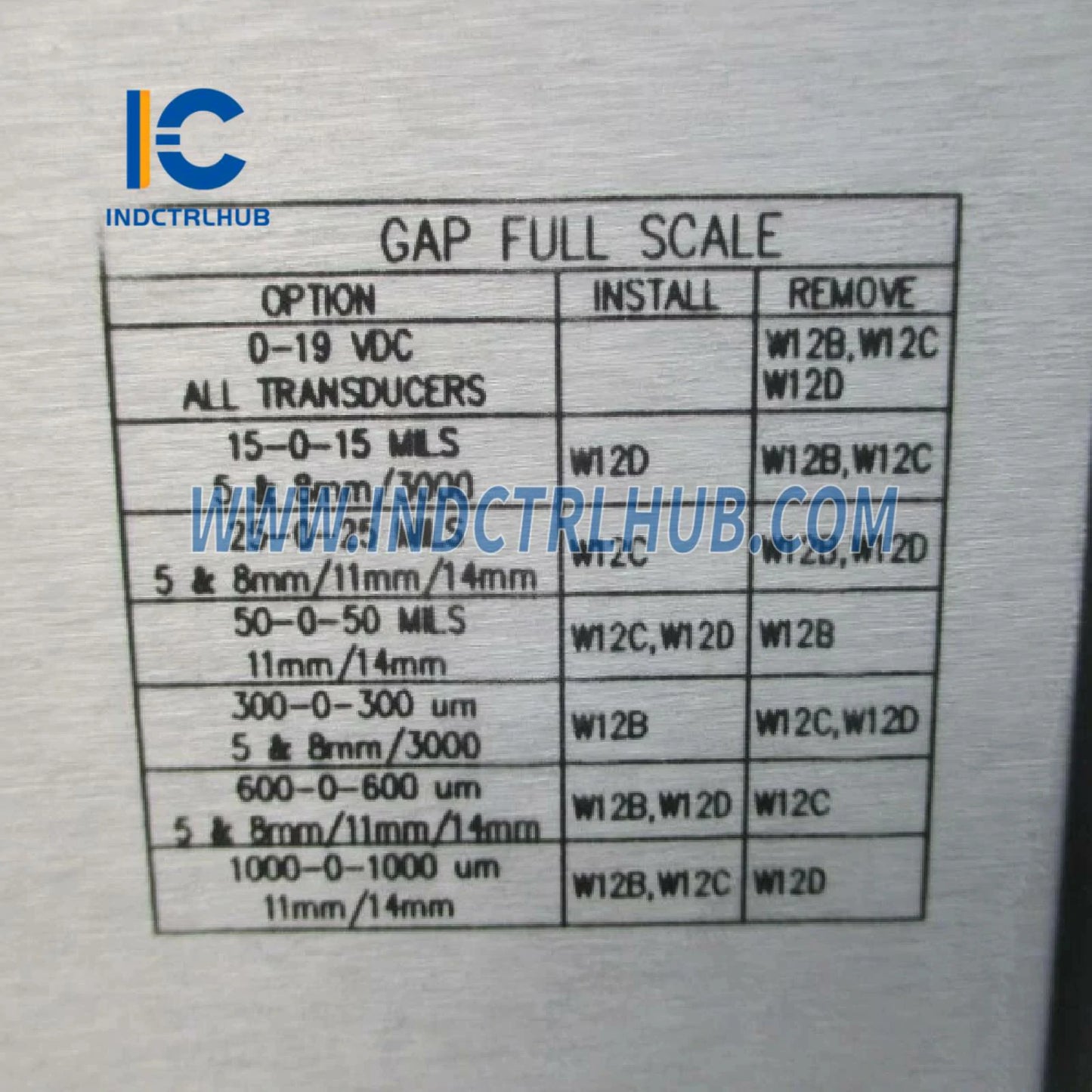 Monitor de Vibración Dual XY/Gap Bently Nevada 3300/16-02-01-00-00