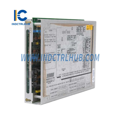 Monitor de Vibración Dual XY/Gap Bently Nevada 3300/16-02-01-00-00