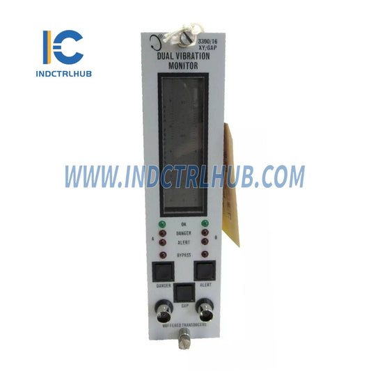 Bently Nevada 3300/16-03-01-00-00 XY/GAP Dual Vibration Monitor