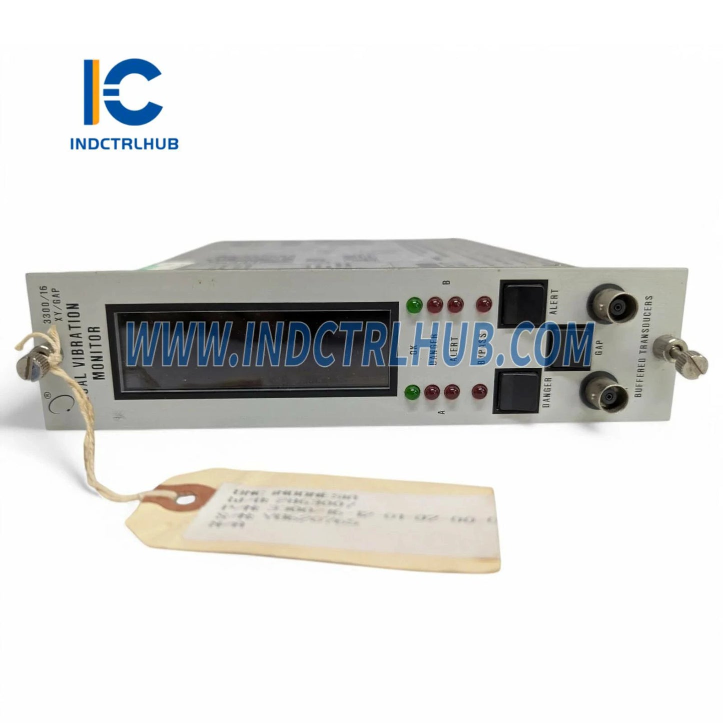 Bently Nevada 3300/16-12-01-02-03-02-00 XY/GAP Dual Vibration Monitor