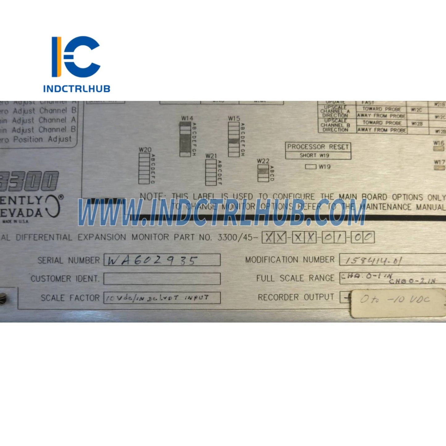 Connector Layout and PDF Technical Reference for 45-XX-XX-01-00 System