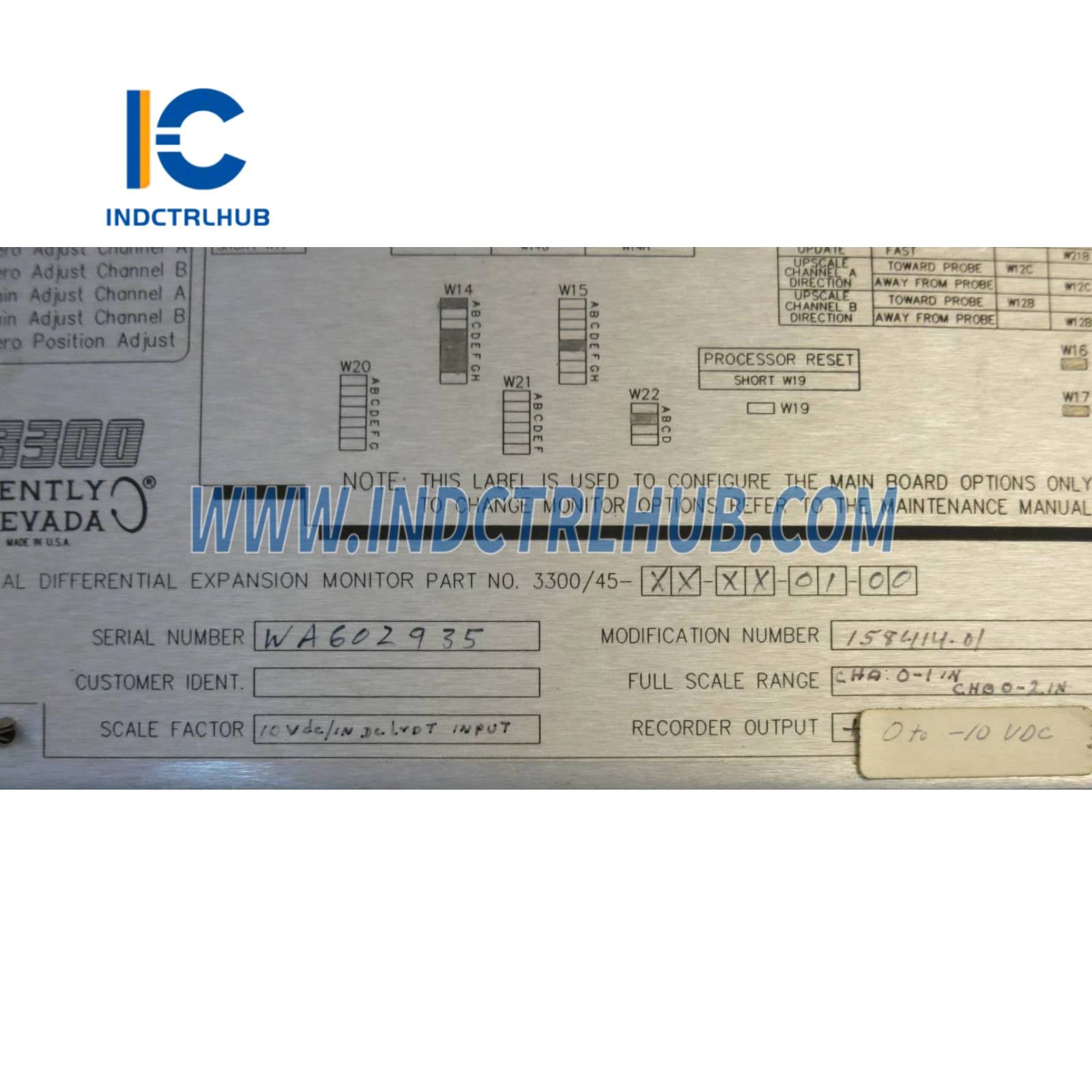 Connector Layout and PDF Technical Reference for 45-XX-XX-01-00 System