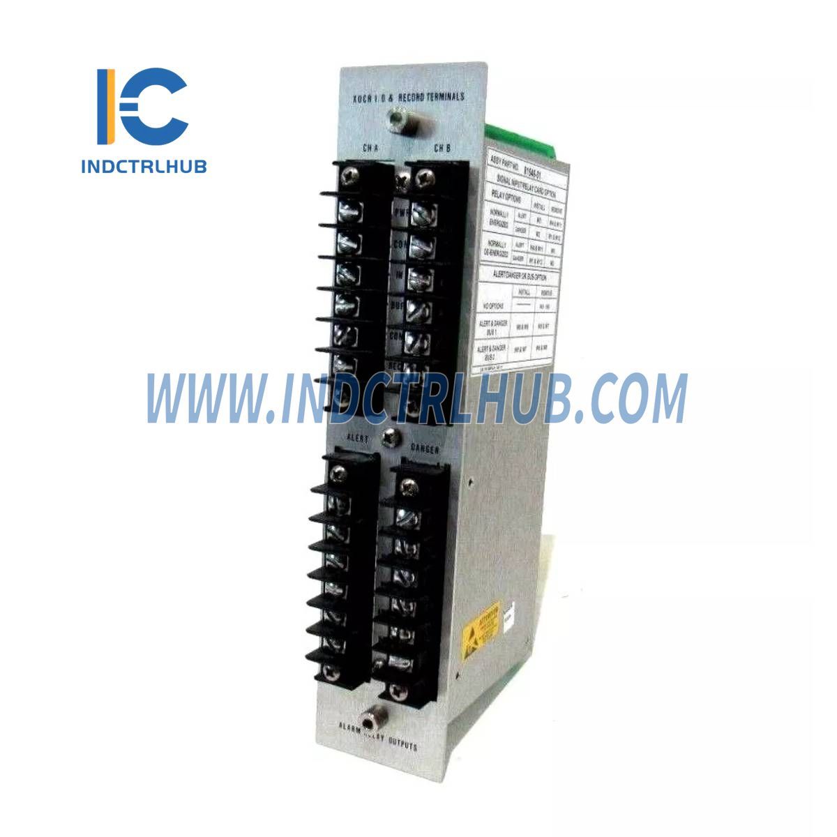 Bently Nevada 3300/53 81546-01 XDUCR I/O Record Terminals