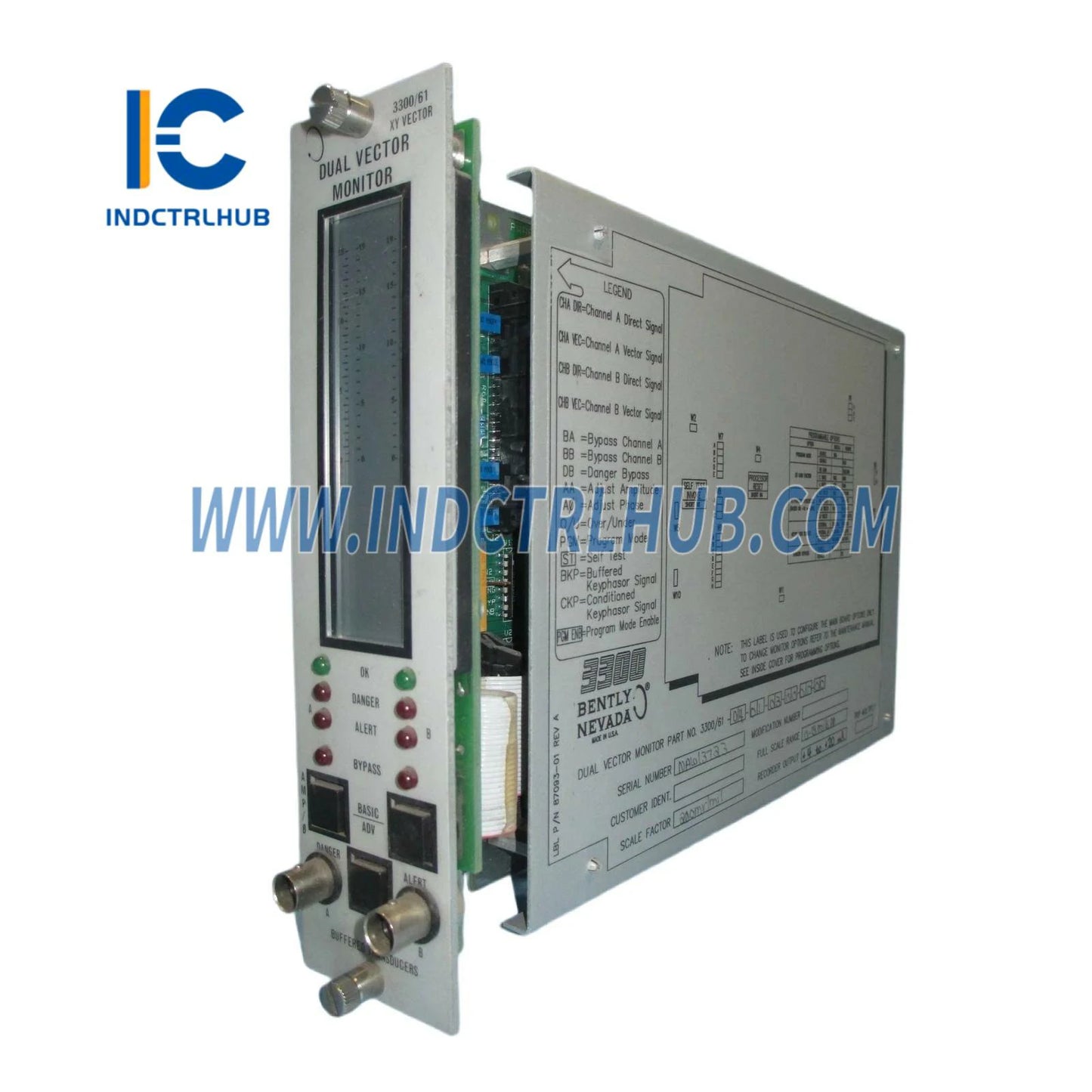 Bently Nevada 3300/55-06 Dual Velocity Monitor 3300 Rack I/O New Original Ready to ship
