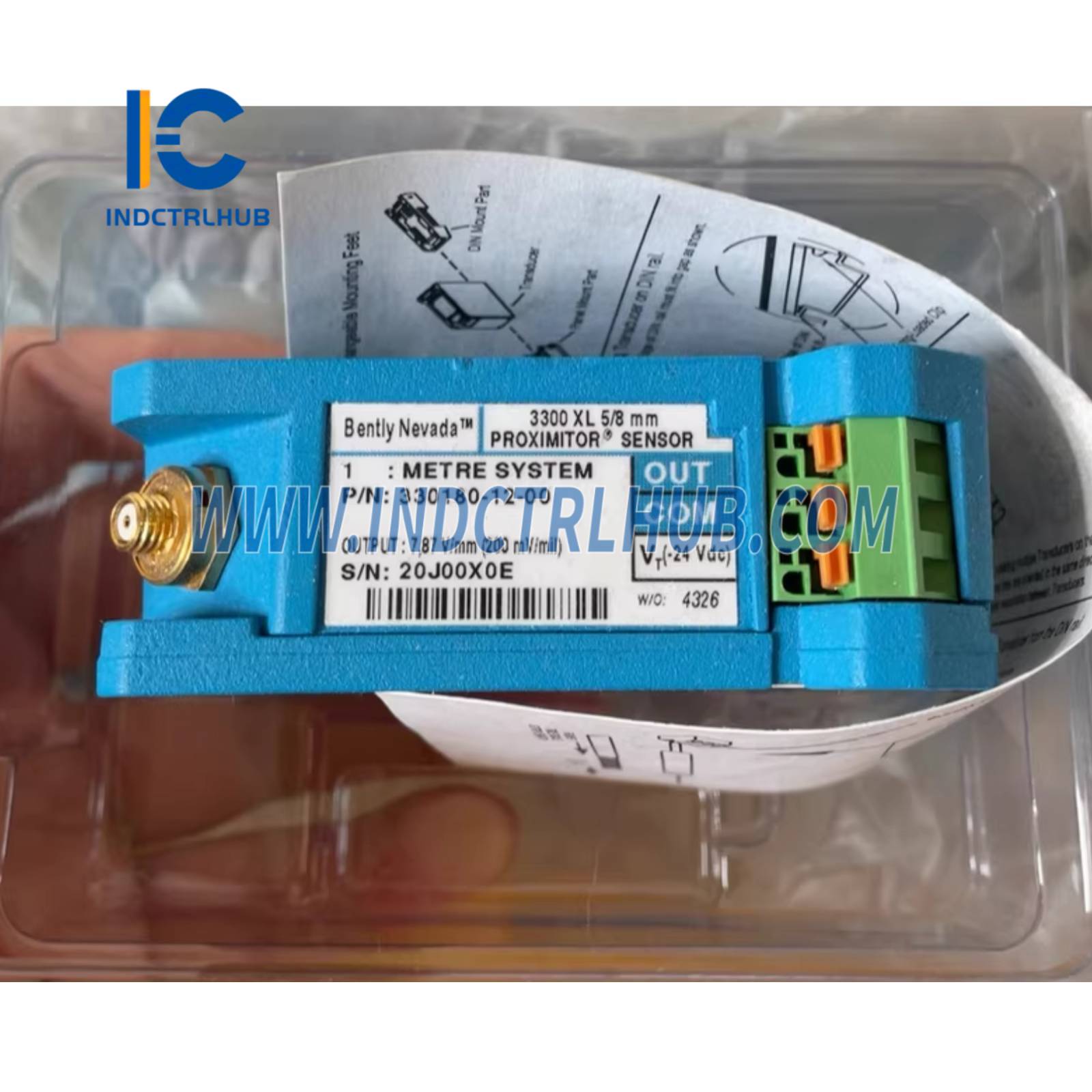 Bently Nevada 330180-12-00 Proximitor Sensor 5/8mm 3300 XL New Original Ready to ship