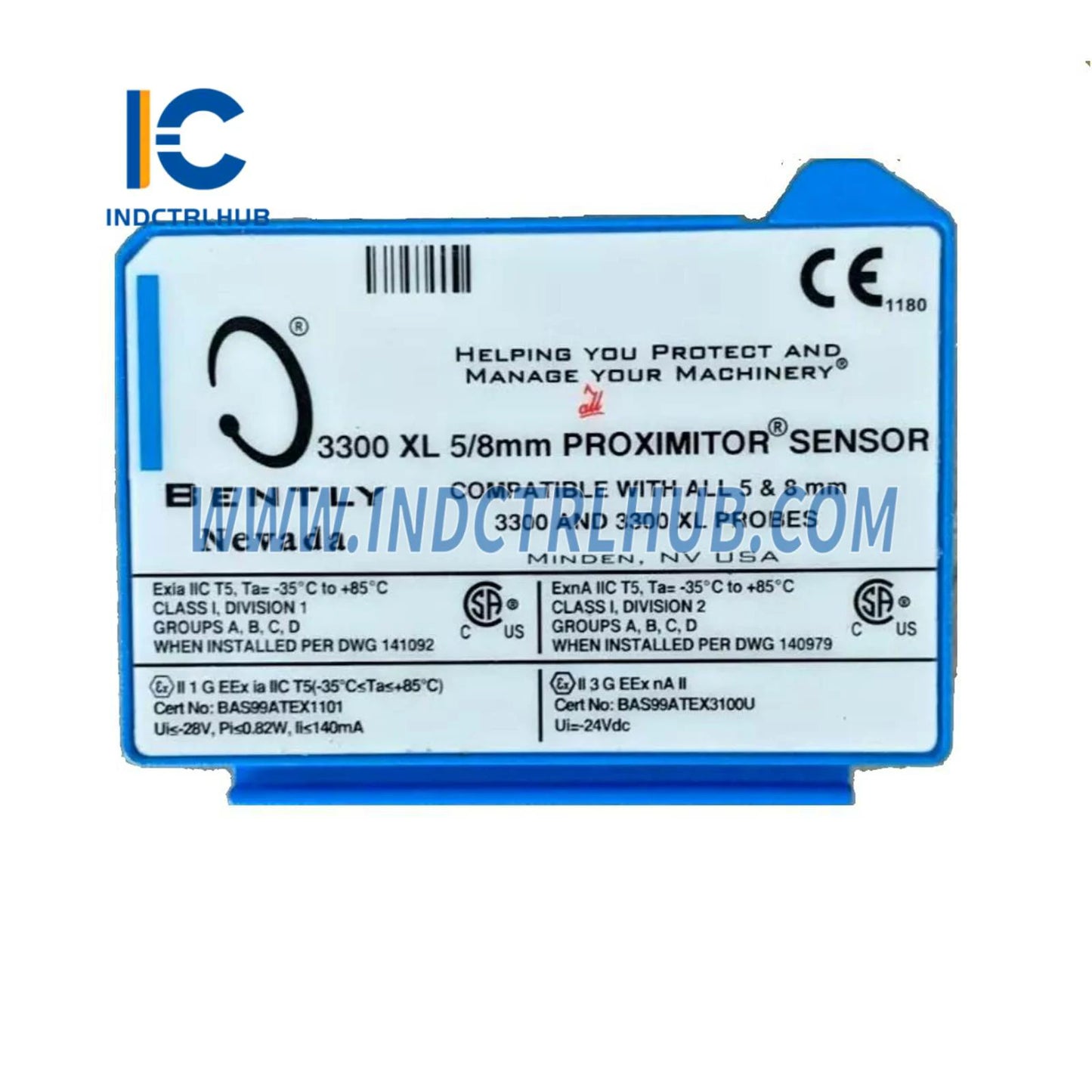 Bently Nevada 330180-92-05 3300 XL Proksimitor Senzor