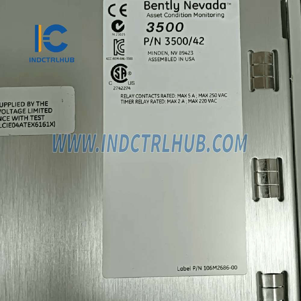 Bently Nevada 3500/42 Proximitor/Seismic Monitor - Proximitor/Seismic Monitor