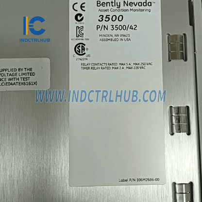 Bently Nevada 3500/42 Proximitor/Seismic Monitor - Proximitor/Seismic Monitor