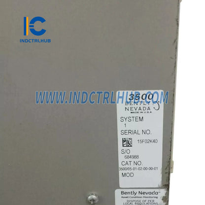 Bently Nevada 3500/05-01-02-00-00-01 sistēmas statīvs