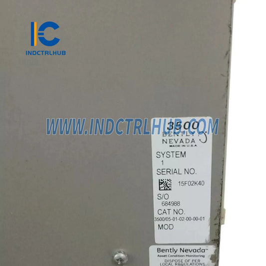 Bently Nevada 3500/05-01-02-00-00-01 sistēmas statīvs