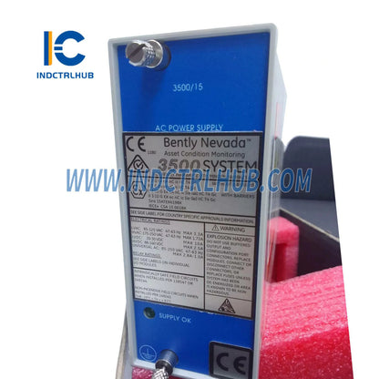 Bently Nevada 3500/15-05-05-00 106M1079-01+106M1081-01 Захранвания за променлив и постоянен ток