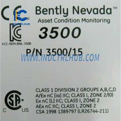 Bently Nevada 3500/15 127610-01 125840-01 Quvvat ta'minoti moduli