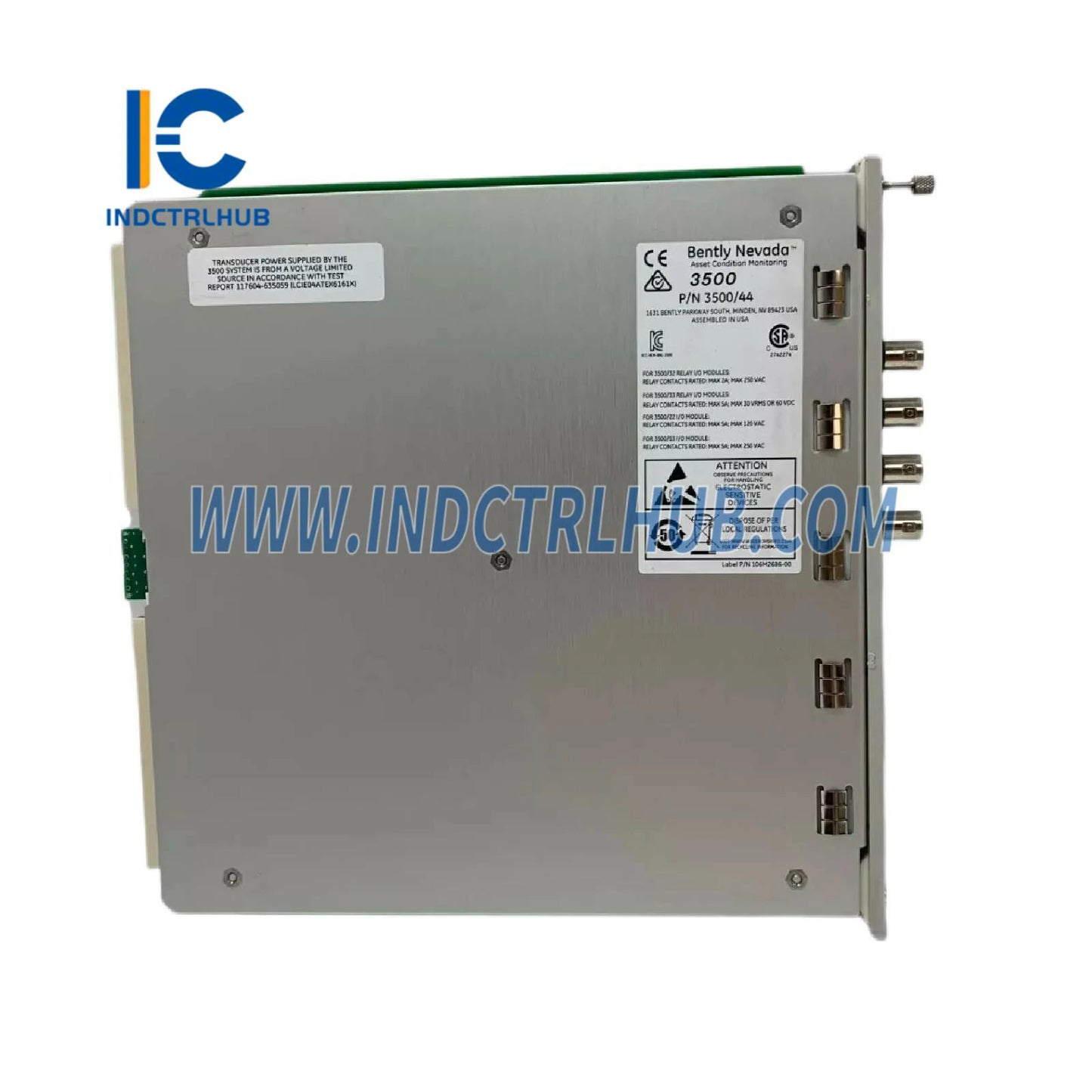 Bently Nevada 3500/44M 176449-03 Moniteur de vibration GT aérodérivé