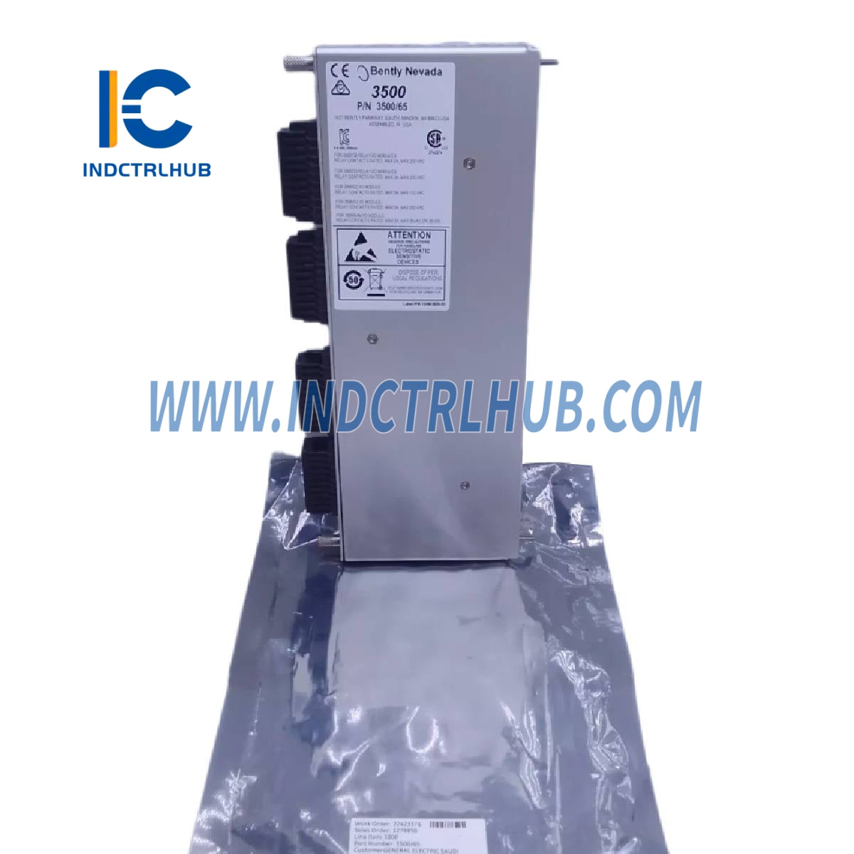 Bently Nevada 3500/65-01-00  145988-02+172103-01 Temperature Monitor