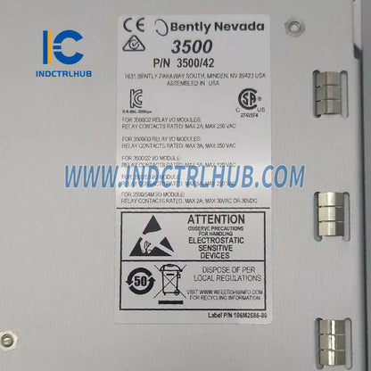 Bently Nevada 3500/72-01-00 (176449-08+140471-01) Recip Rod Position Monitor