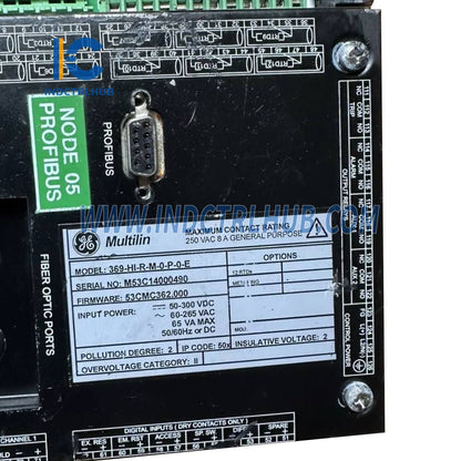 GE 369-HI-R-M-0-P-0-E Motor Management Relay