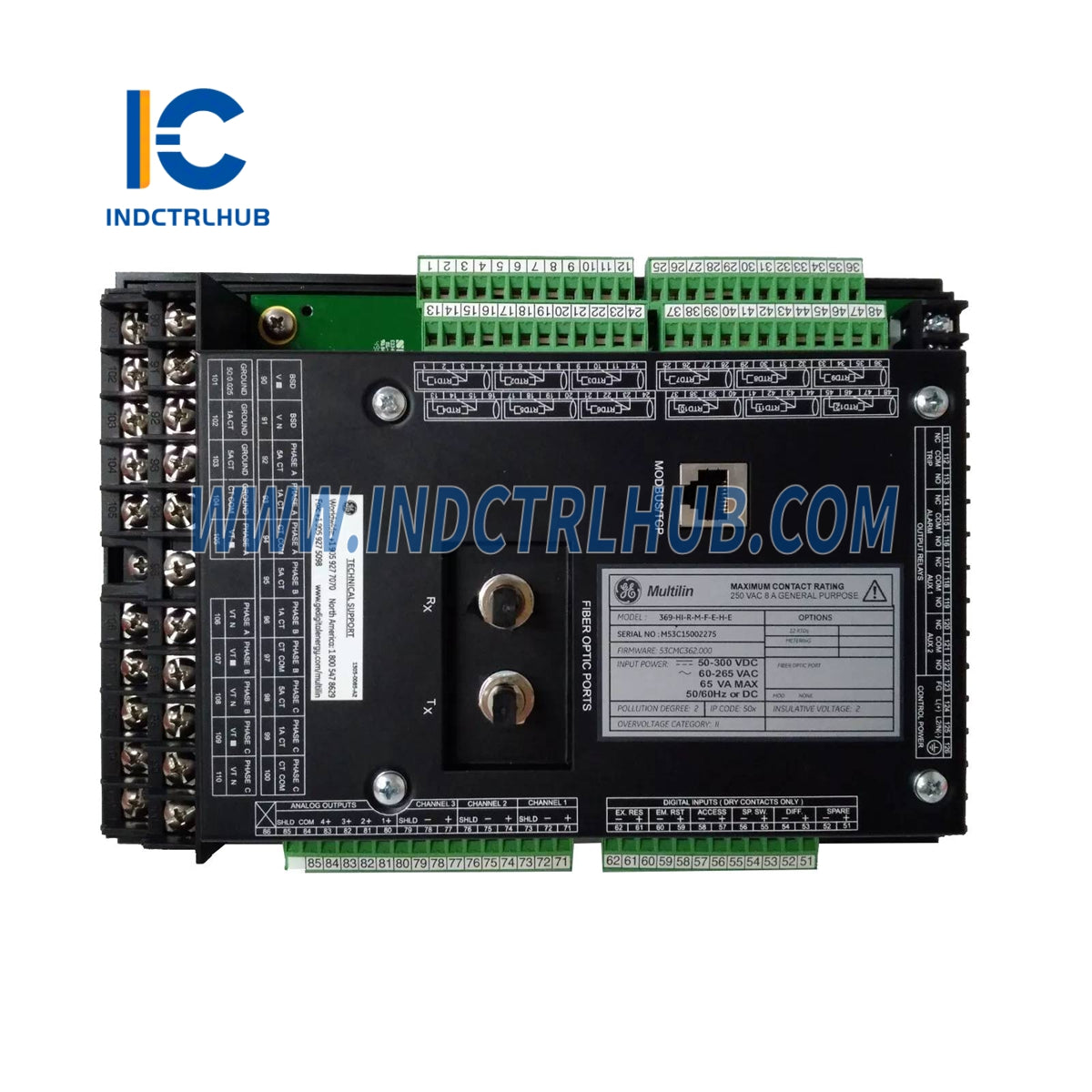 GE 369-HI-R-M-F-E-H-E Motor Management Relay