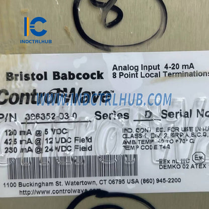 Módulo de Entrada Analógica ControlWave Emerson ‎‎396352-03-0