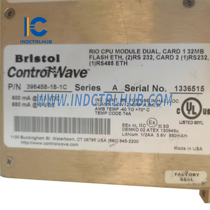 Emerson ‎‎396458-18-1 ControlWave CPU Module