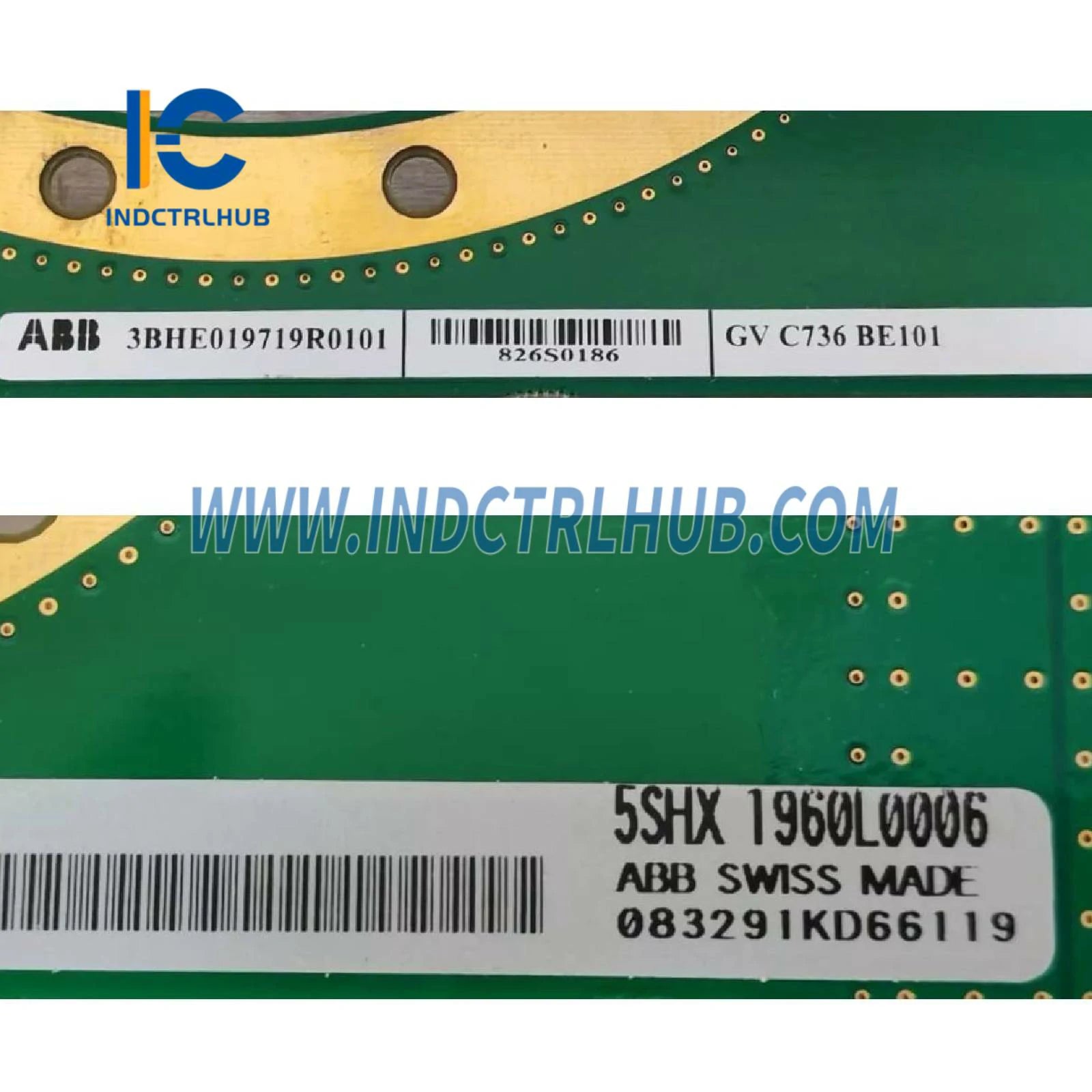 Authentic Nameplate and Serial Number for ABB Factory Original Label