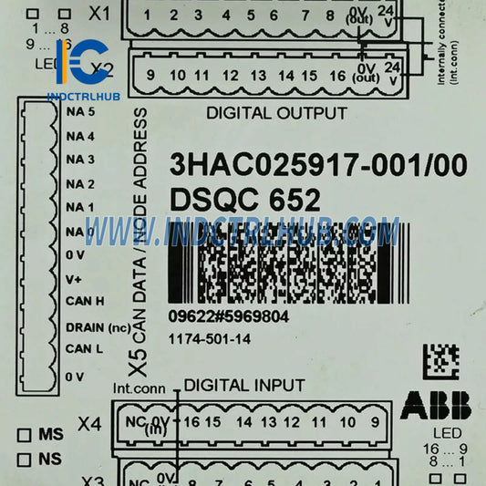 3HAC025917-001 | ABB DSQC 652 I/O модул