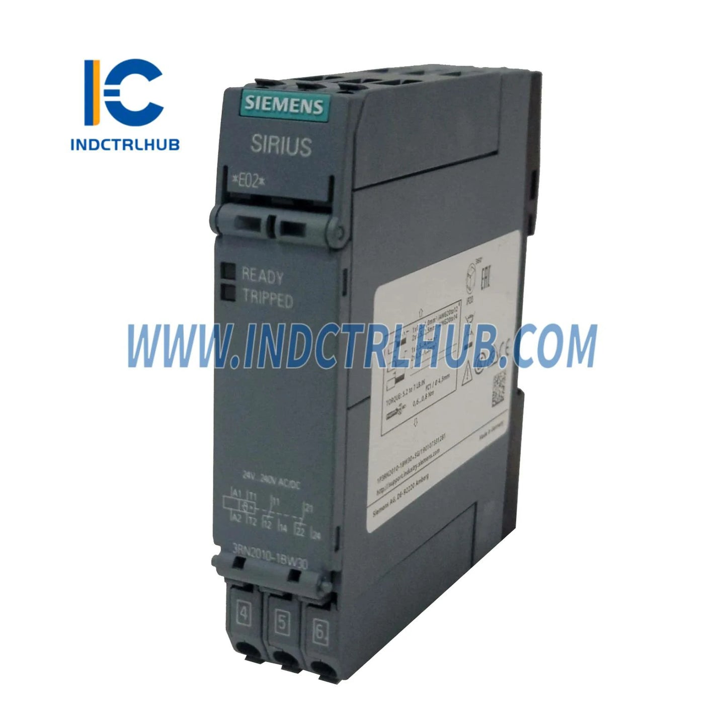 Siemens 3RN2010-1BW30 Thermistor Motor Protection Relay 24-240V