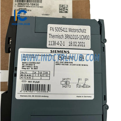 Siemens 3RN2010-1BW30 Thermistor Motor Protection Relay 24-240V