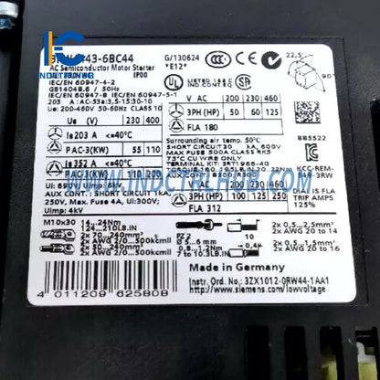 Siemens 3RW4900-0KC00 PROFIBUS Communication Module for SIRIUS 3RW44 Soft Starters