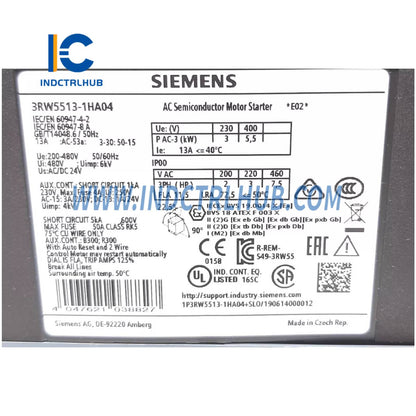 Siemens 3RW5980-0HF00 HMI Module High-Feature