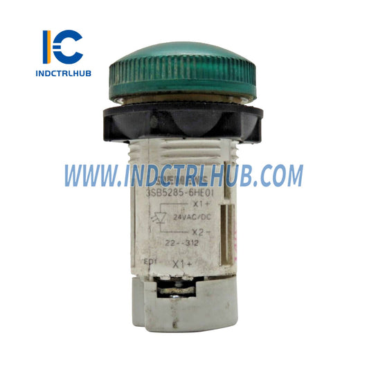 Siemens 3SB5285-6HE01 Compact LED Indicator Light, Green