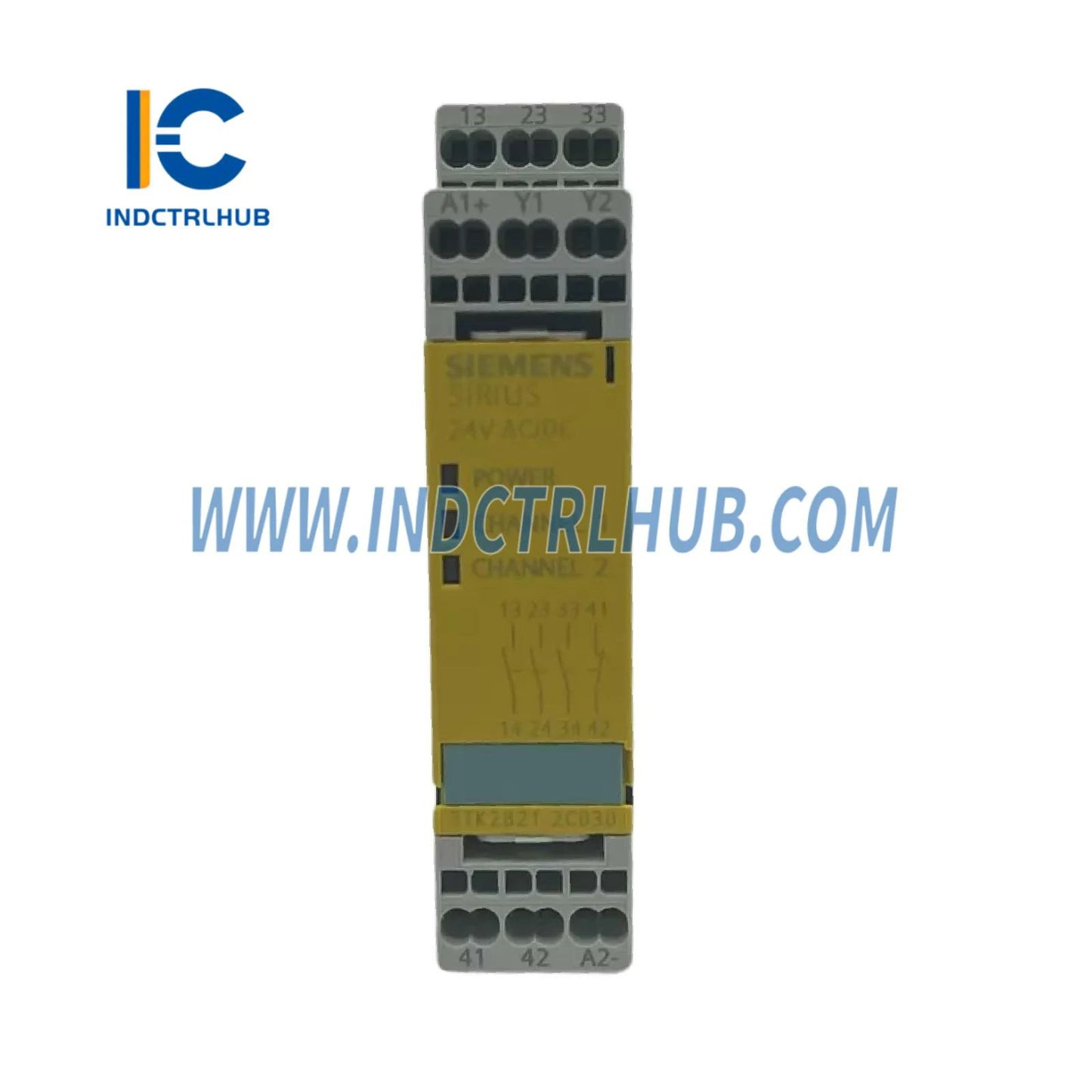 Siemens 3TK2821-2CB30 SIRIUS Safety Relay 24V AC/DC 3NO 1NC
