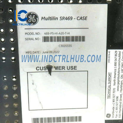 GE 469-P5-HI-A20-T Relay Manajemen Motor
