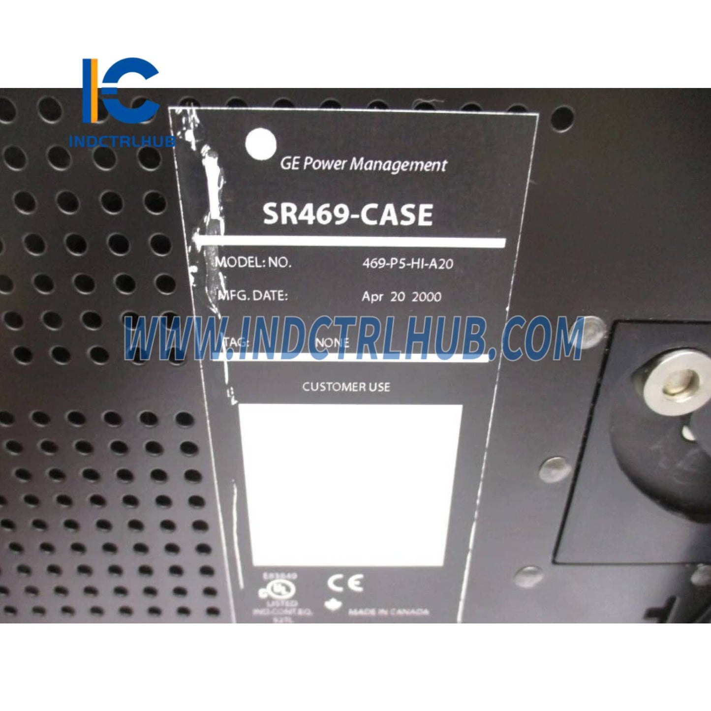 GE 469-P5-HI-A20 Motor Management Relay