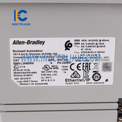 ALLEN BRADLEY 5069-L340ERM CompactLogix 5380