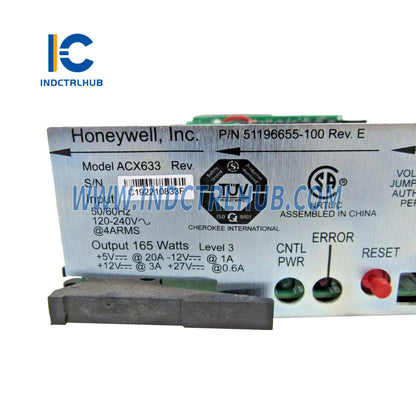 ماژول منبع تغذیه Honeywell 51196655-100 REV E TDC 3000