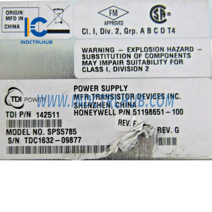 Honeywell 51198651-100 tápegység