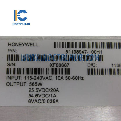Honeywell 51198947-100H HPM Power Supply Module