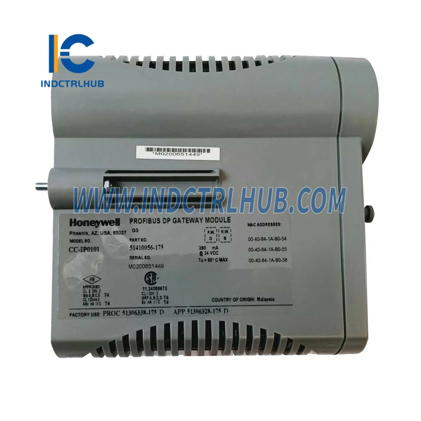 ماژول دروازه PROFIBUS DP Honeywell CC-IP0101 51410056-175