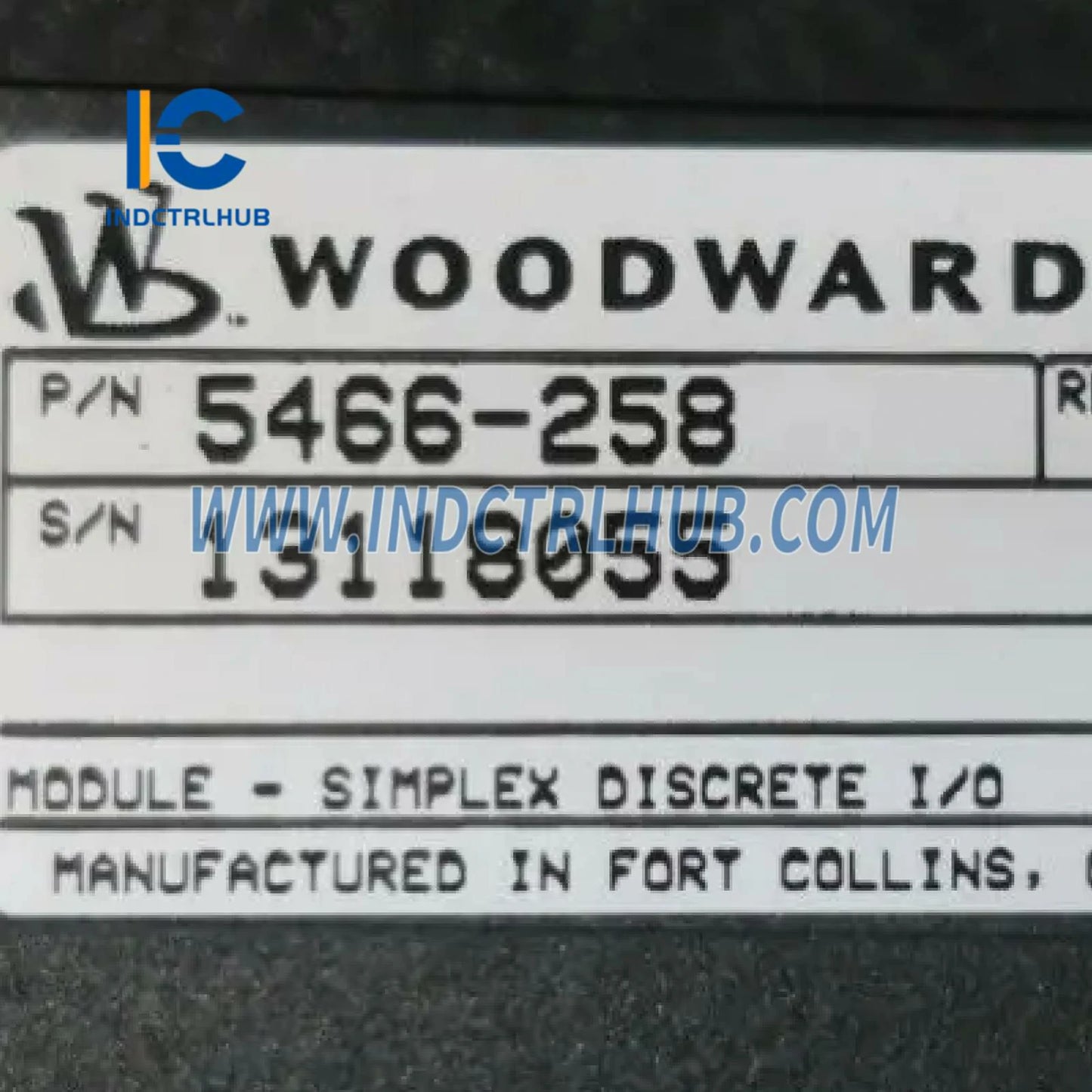 מודול בקרה פשוט של Woodward 5466-258M MicroNet