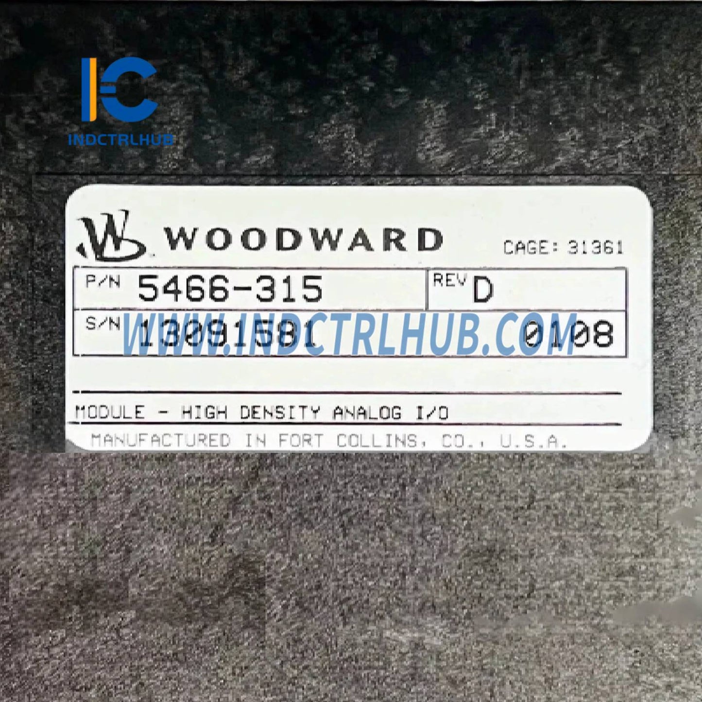 Woodward 5466-315 MicroNet TMR Yüksek Yoğunluklu Analog Kombinasyon Modülü