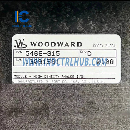 Woodward 5466-315 MicroNet TMR Yüksek Yoğunluklu Analog Kombinasyon Modülü