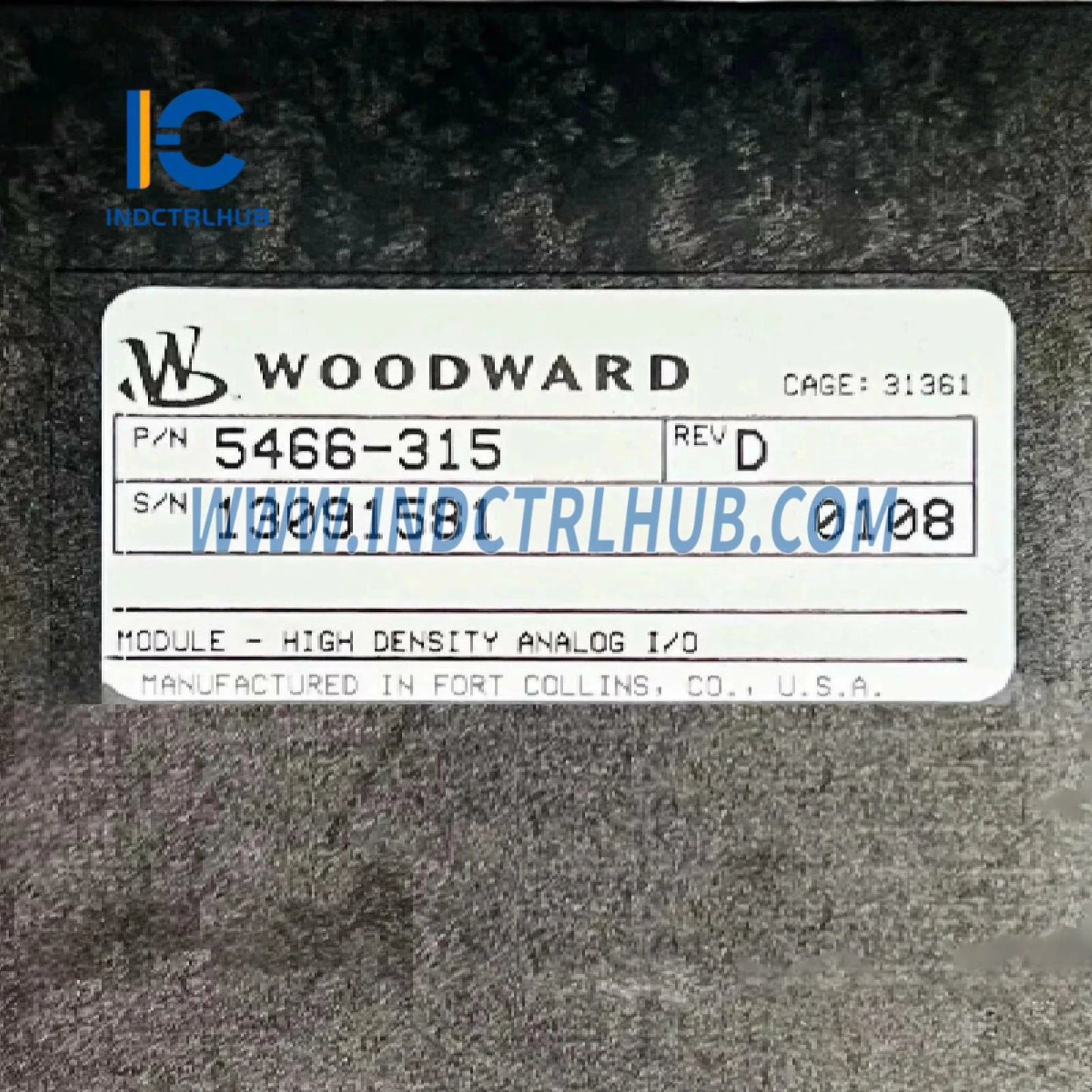 Módulo combinado analógico de alta densidad Woodward 5466-315 MicroNet TMR