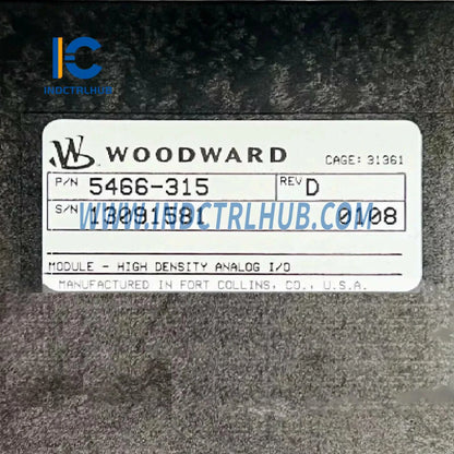 Módulo combinado analógico de alta densidad Woodward 5466-315 MicroNet TMR